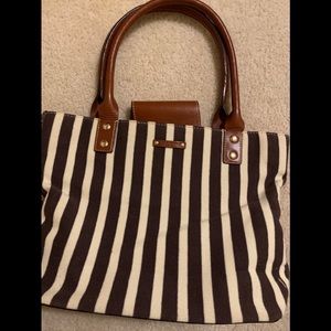 Kate spade striped tote